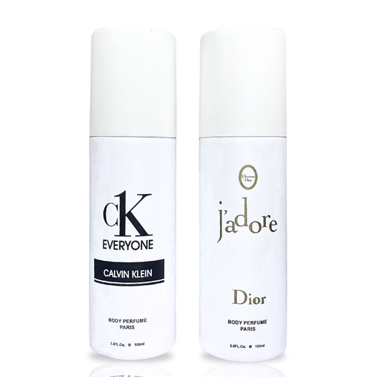 Pack Of Two Body Spray (CK Everyone/Dior Jadore) SKU: 60139 Category: Body Sprays GTIN: 60139