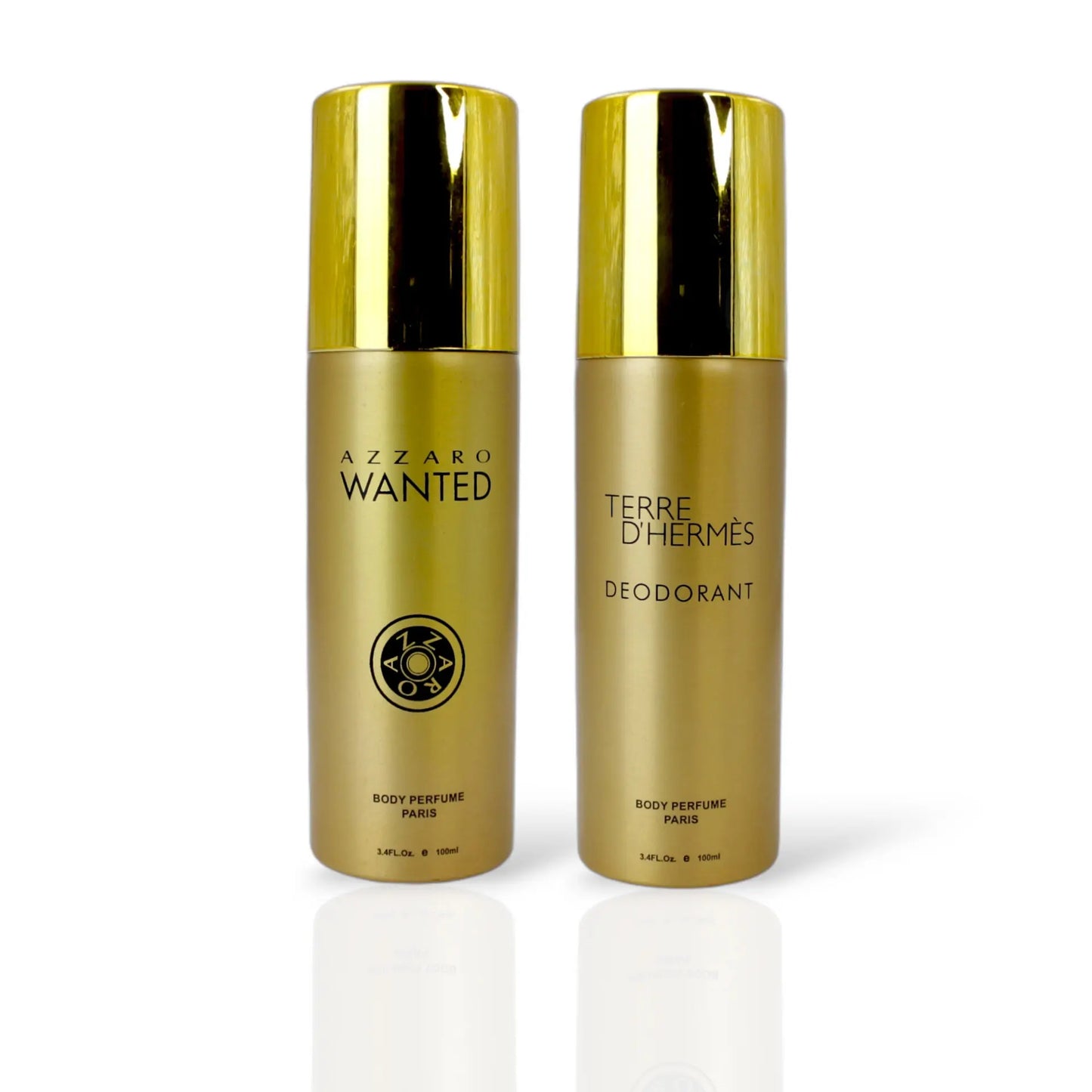Pack Of Two Body Spray (Azzaro Wanted / Terre D’Hermes)